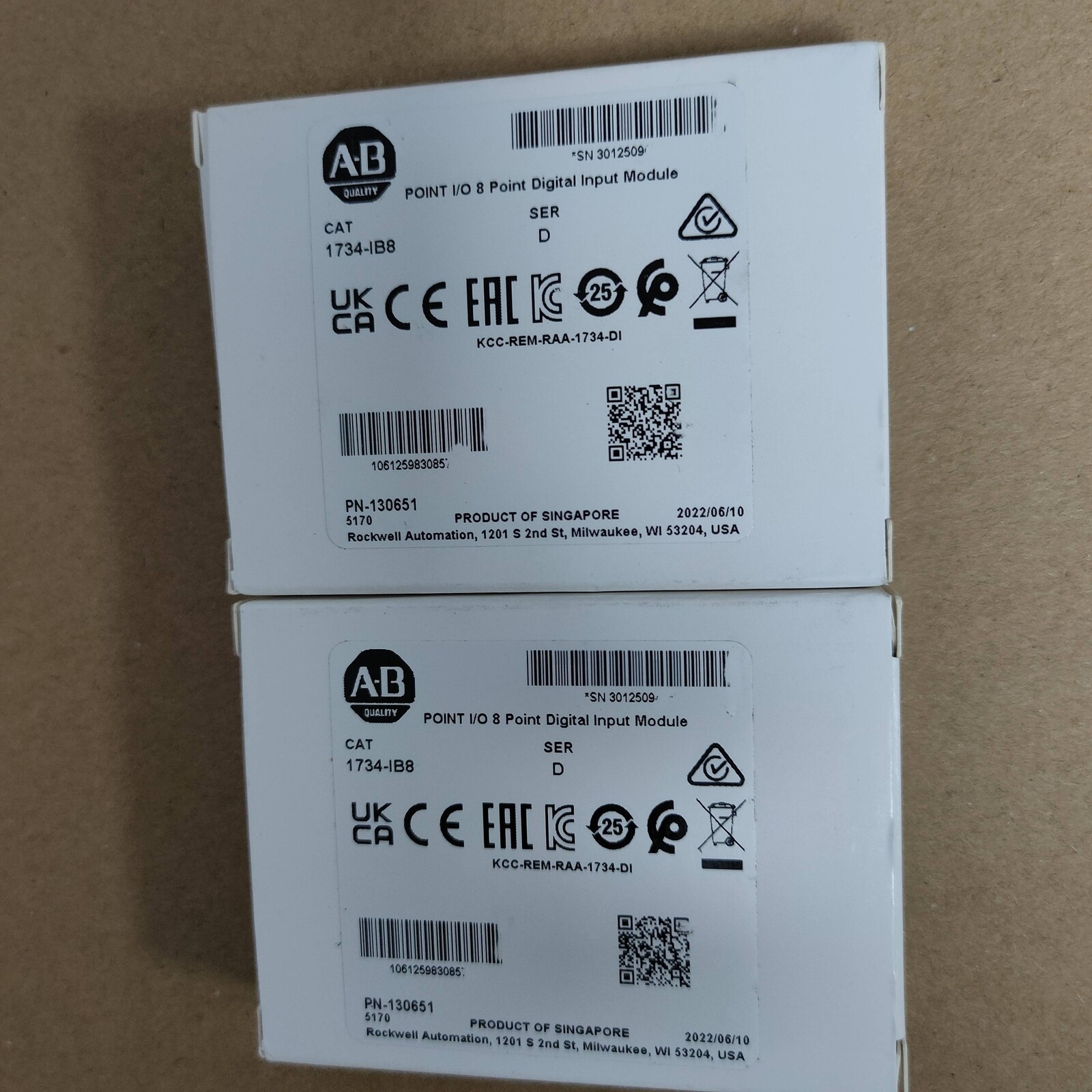 NEW PLC 1734-IB8 SER.D Digital Input Module New Factory Sealed 1734IB8