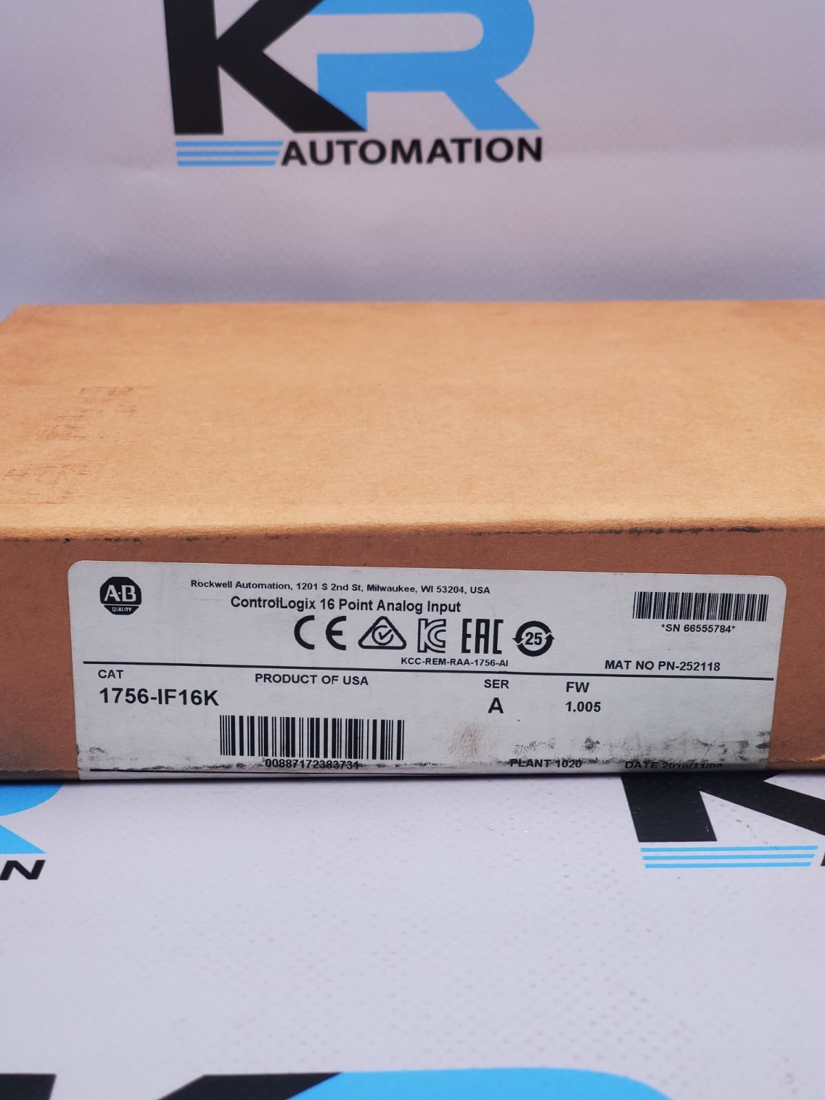 Allen-Bradley 1756-IF16 ControlLogix 16PT A/I Module