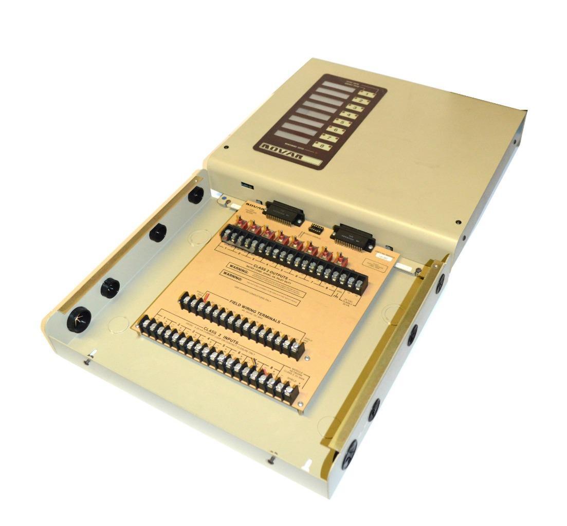 NOVAR I/O MODULE 10M-1010 IOM CONTROL BOX 6040011 WITH 6041010 TRANSITION BOARD