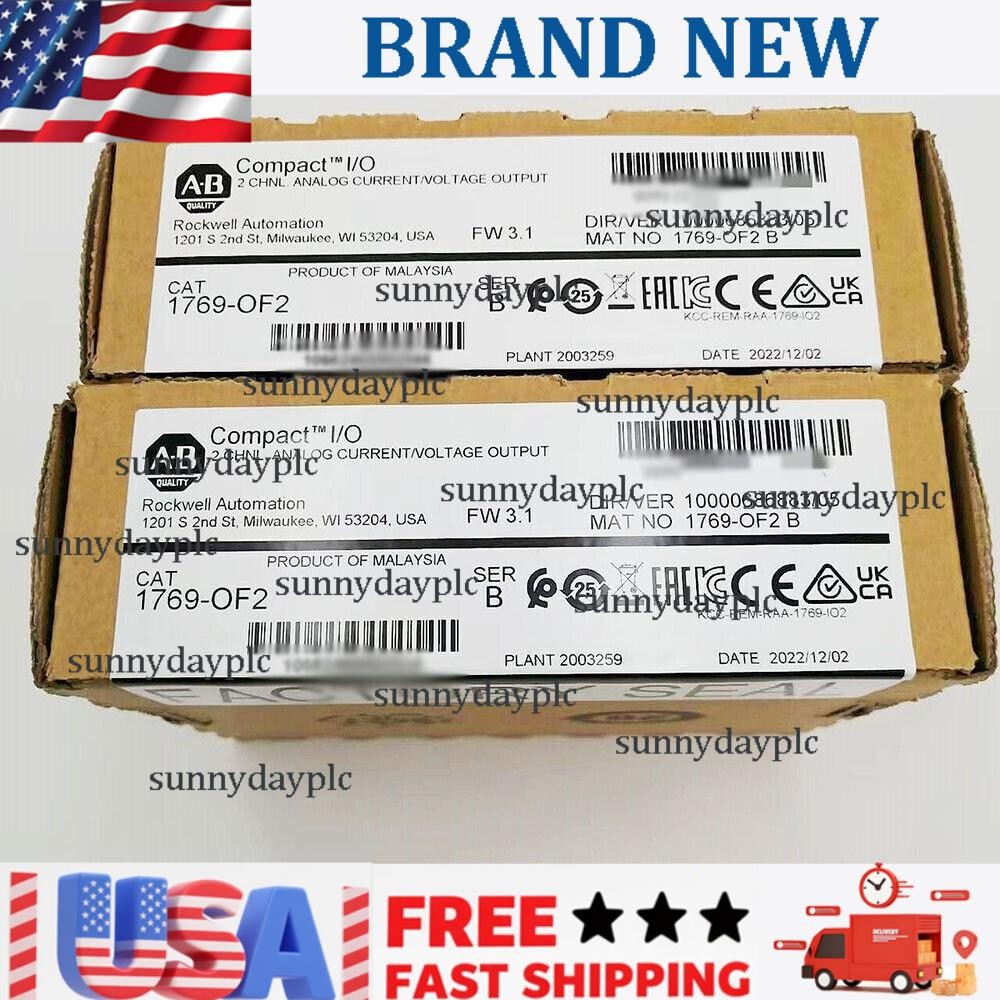 1 PCS New Factory Sealed AB 1769-OF2 SER B Compact I/O Output Module 1769OF2 US