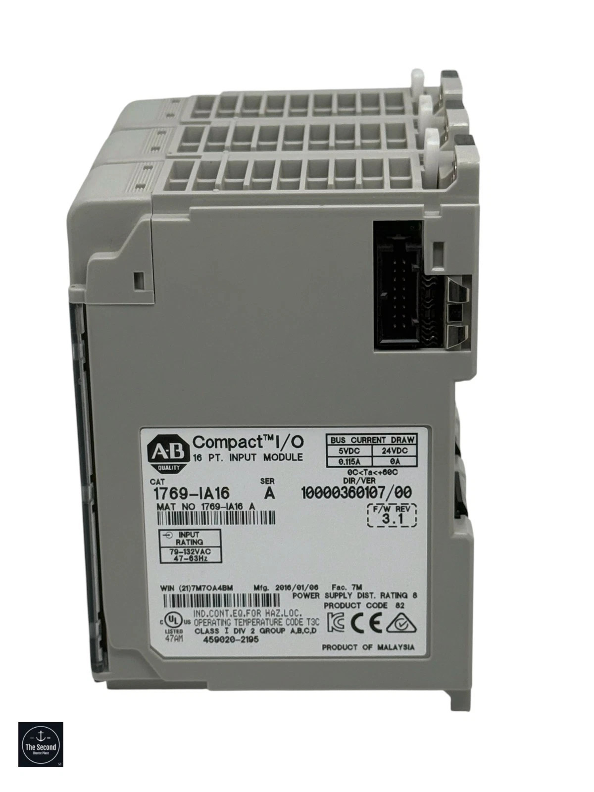 1pc New Allen-bradley 1769-IA16 CompactLogix 16 Pt 120VAC D/I Module 1769IA16