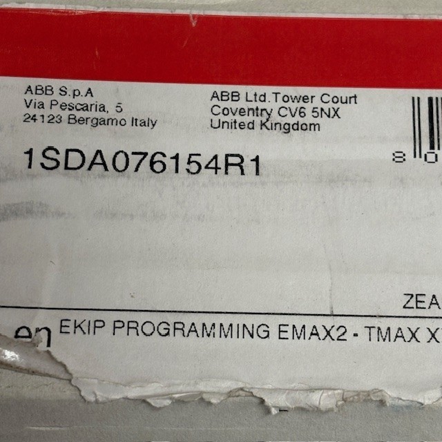 ABB 1SDA076154R1, EKIP PROGRAMMING EMAX2 – TMAX XT *U.S.A. CITIZEN SELLER* @