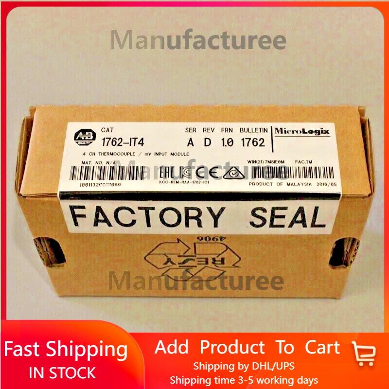 New Sealed AB 1762-IT4 1762IT4 MicroLogix Themocouple/mV Module US Free Tax