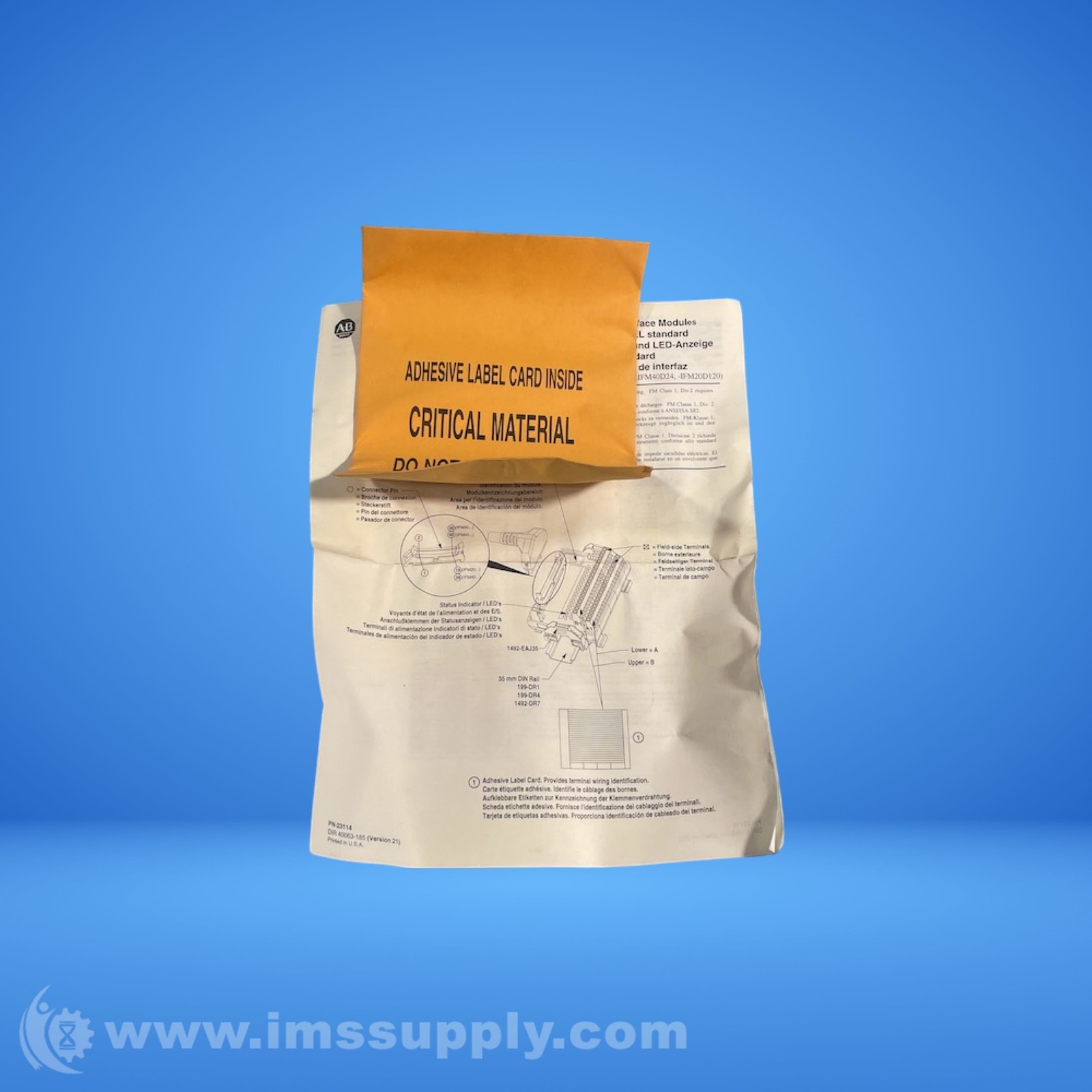 Allen Bradley 1492-IFM40F Series A Interface Module, Digital 3556