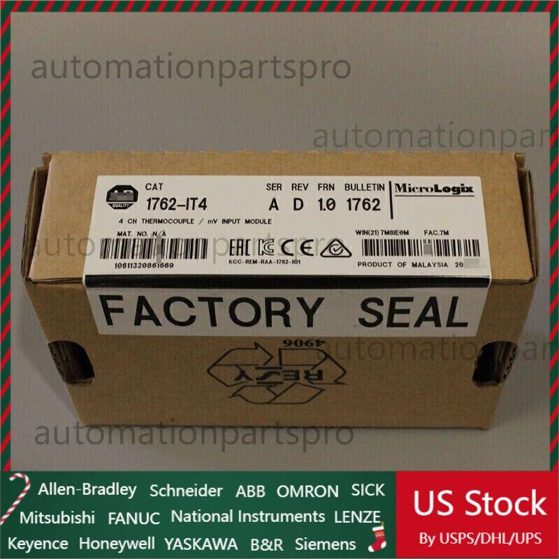 1762-IT4 New Sealed AB MicroLogix Themocouple/mV Module 1762IT4 US Free Tax