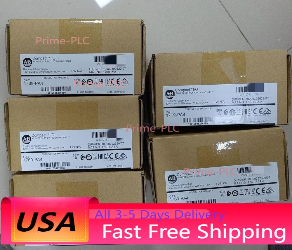 New Allen-Bradley 1769-PA4 SER A Compact Power Supply Module 1769PA4