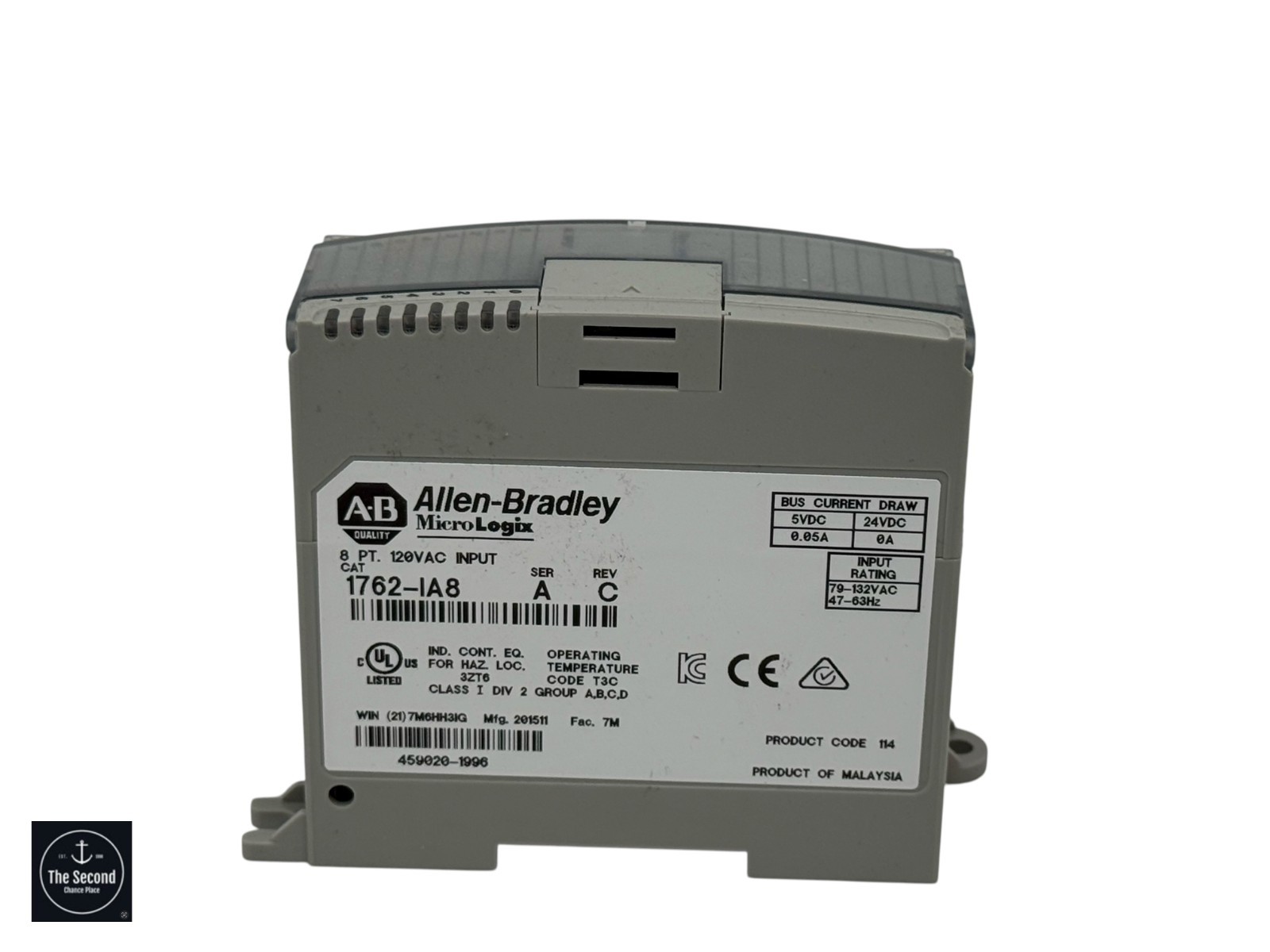 NIB Allen Bradley MicroLogix 120VAC Input Module 1762-IA8 Ser A Rev C (#2)