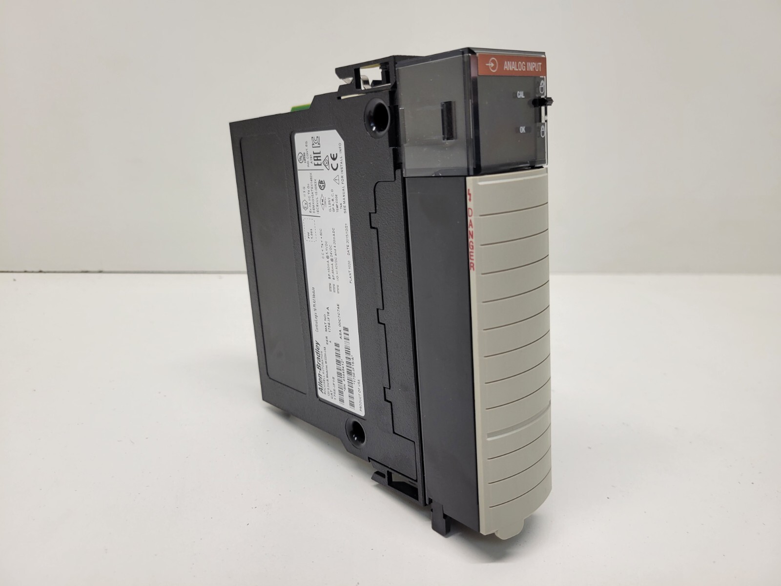 GOOD USED! ALLEN-BRADLEY CONTROLLOGIX 16PT ANALOG INPUT MODULE 1756-IF16
