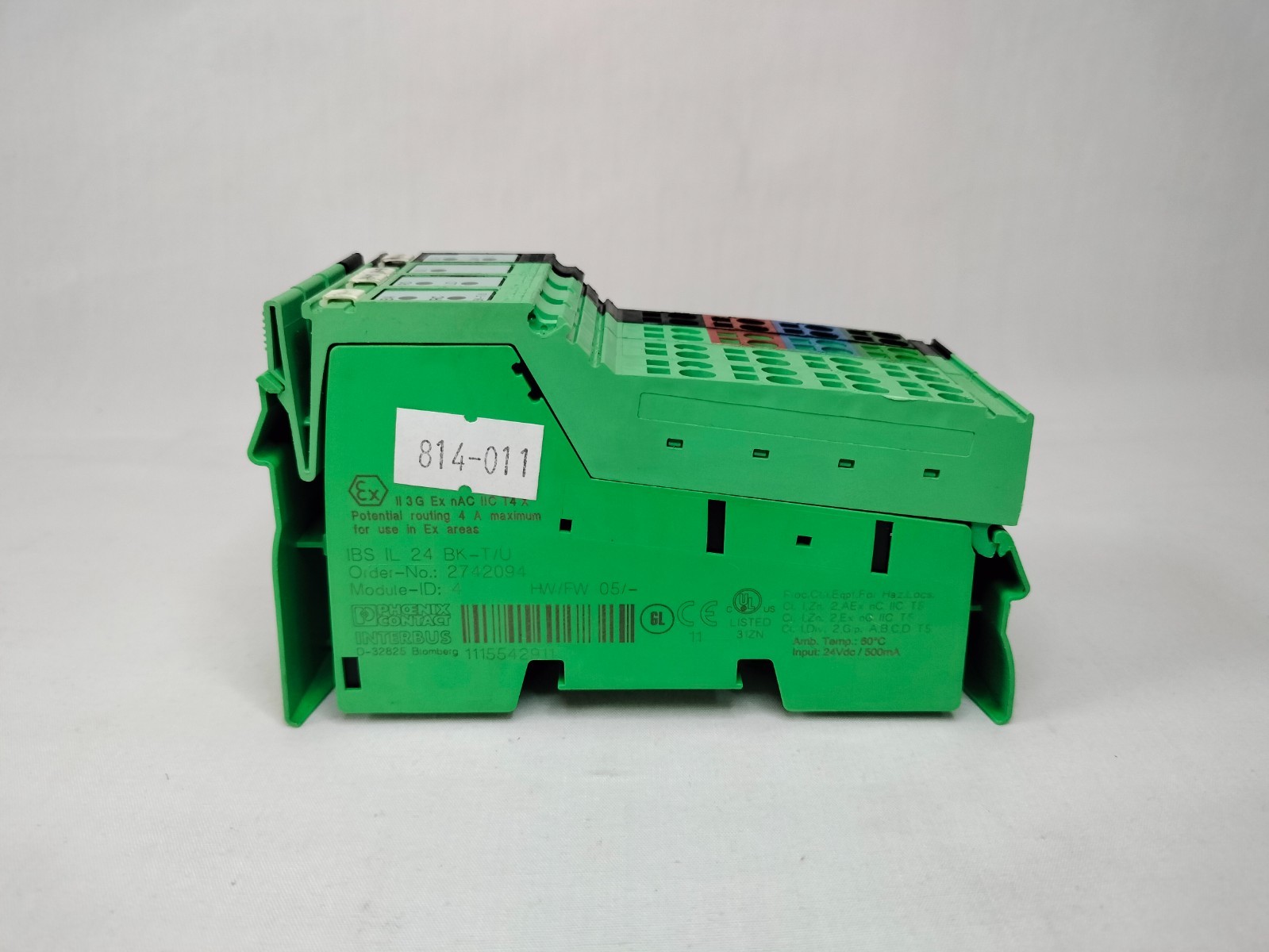 Phoenix Contact IBS IL 24 BK-T/U 2742094 HW/FW 05/- Bus Coupler Made in Germany