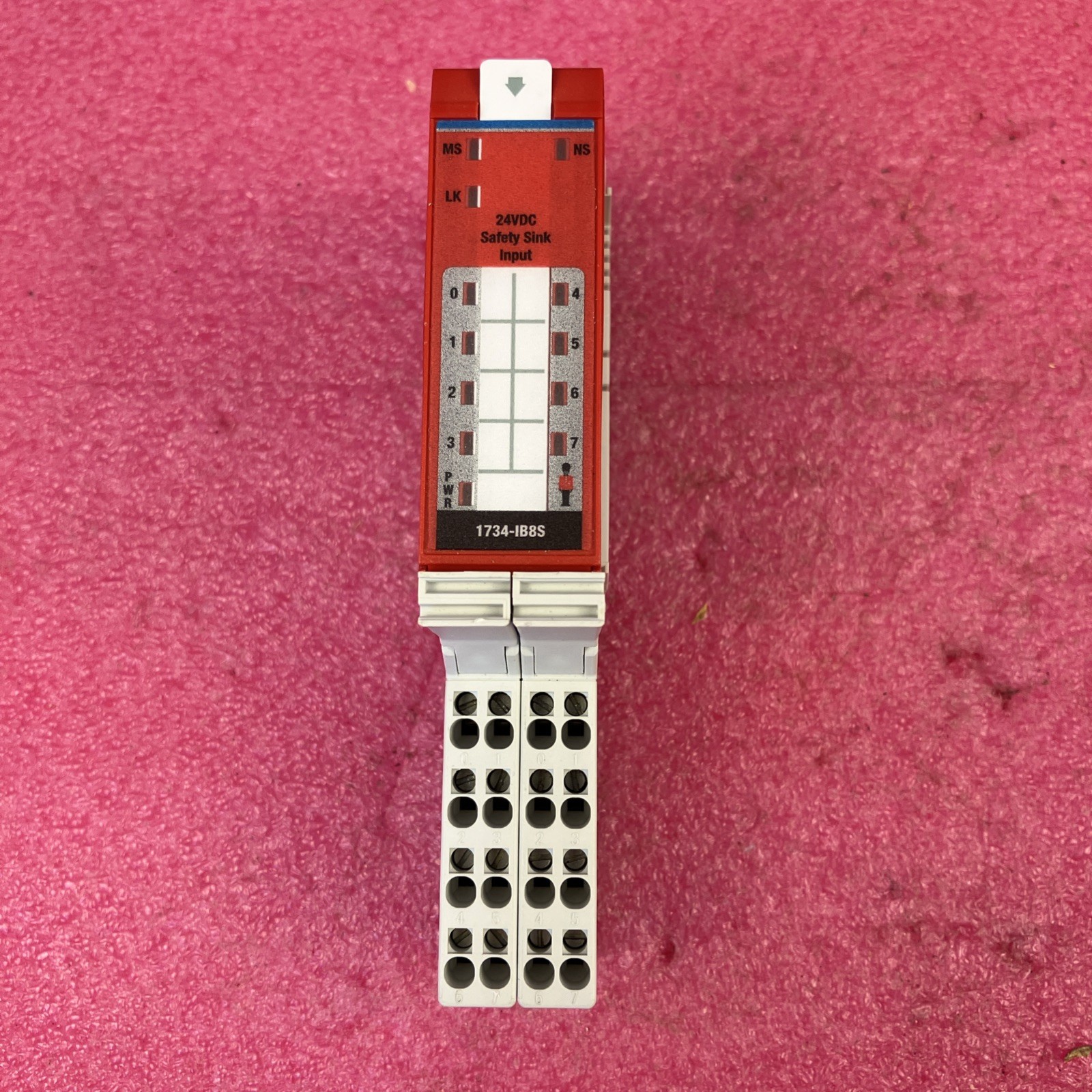 Allen Bradley 1734-IB8S Safety Sink Input Module with 1734-TOP Base