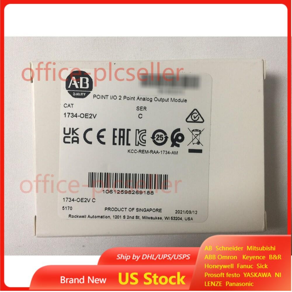 Allen Bradley 1734-OE2V / C POINT I/O 2 Point Analog Output Module US Free Tax