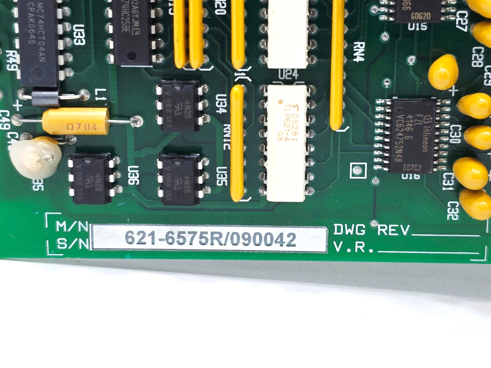 621-6575R HONEYWELL PLC OUTPUT MODULE 24VDC