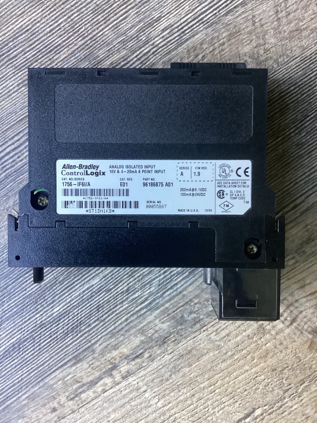 Allen Bradley 1756-IF6I /A Analog Input Module