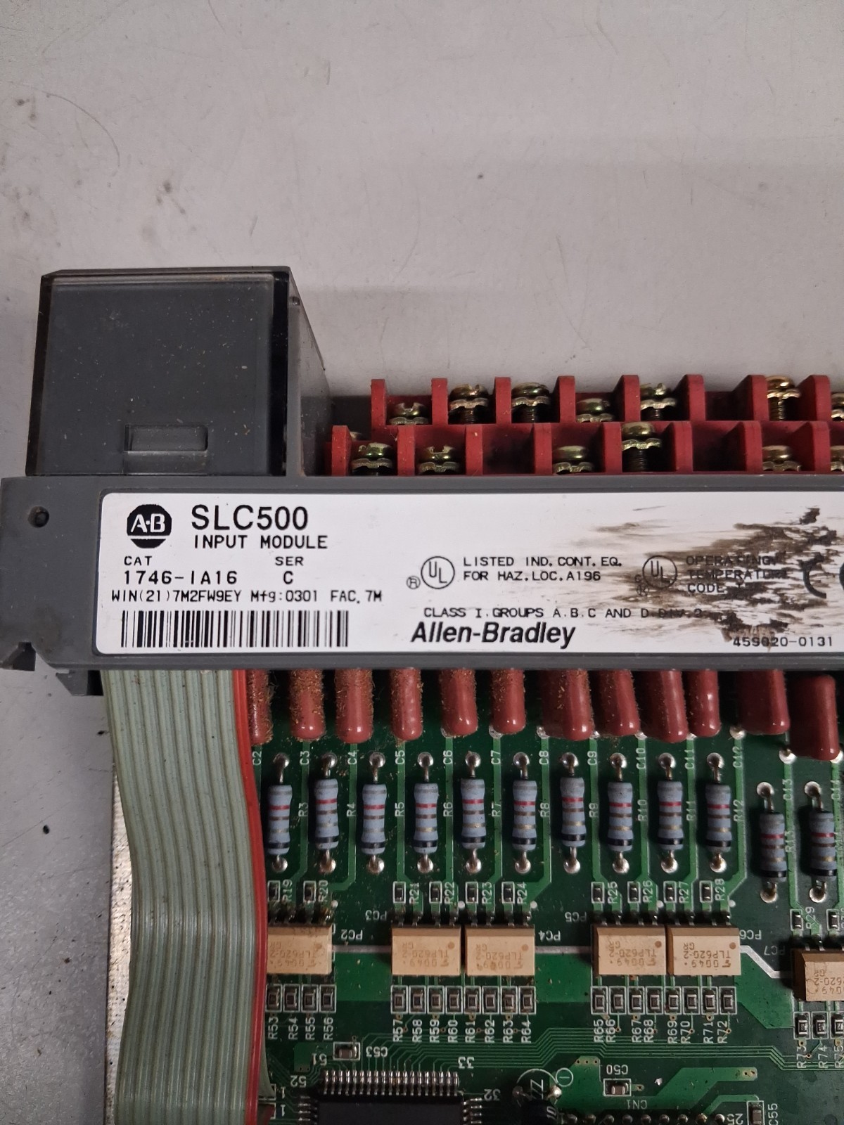 Allen Bradley 1746-IA16 Series C Input Module PLC Card I/O 1746-1A16 Ser C AB