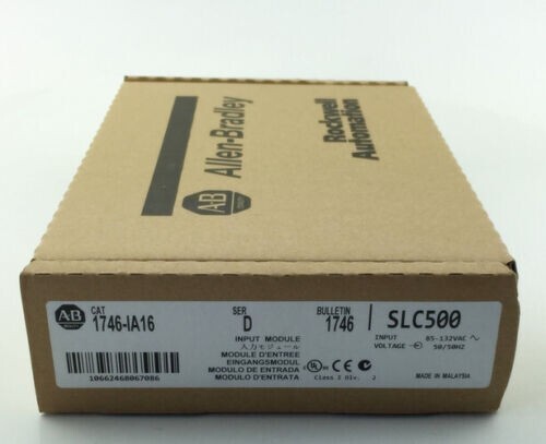 New Factory Sealed AB 1746-IA16 SLC 500 Input Module PLC 1746IA16 US Free Tax