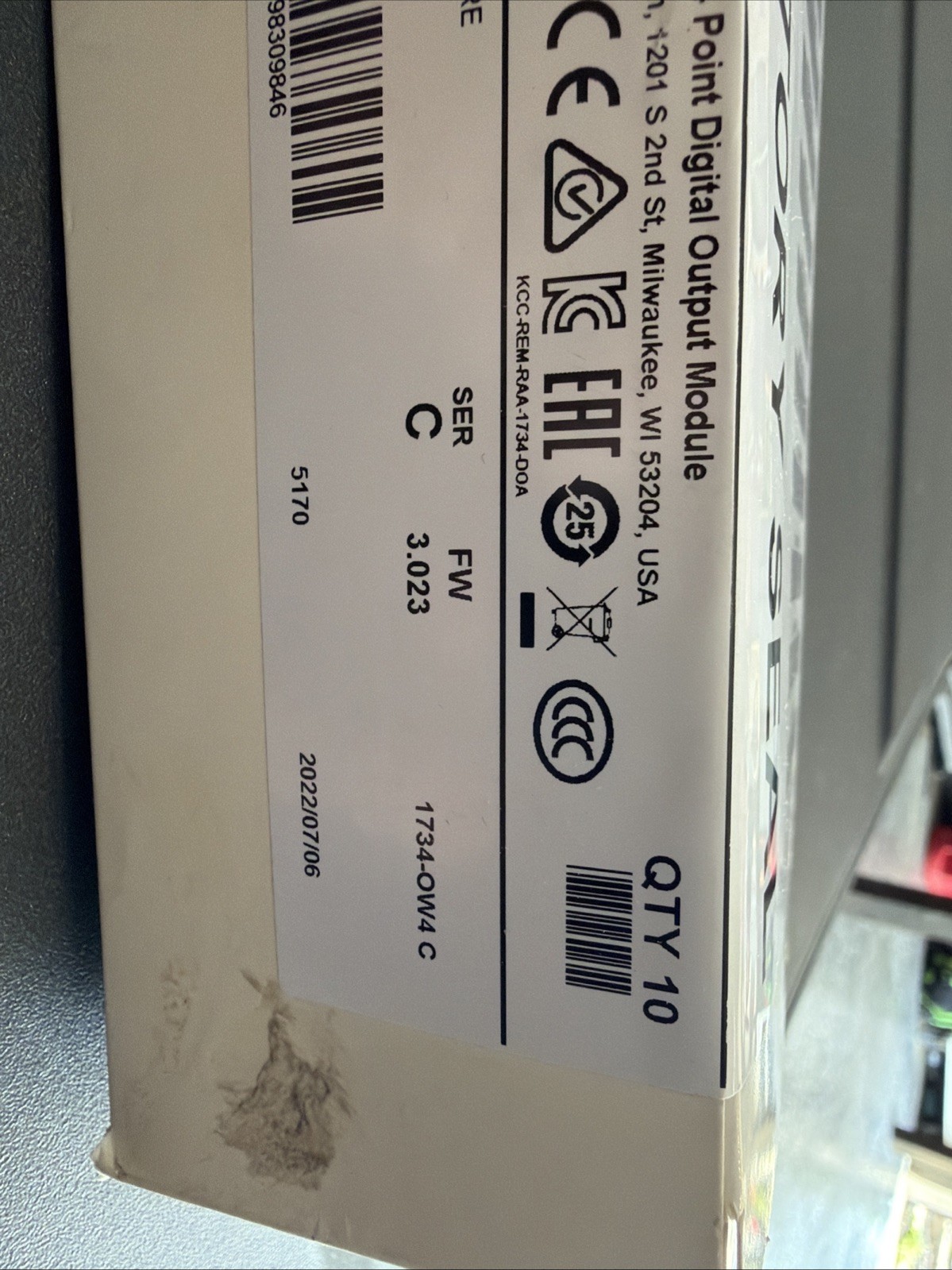 New Sealed AB 1734-OW4 POINT I/O 4 Point Digital Output 1734OW4, QTY 10