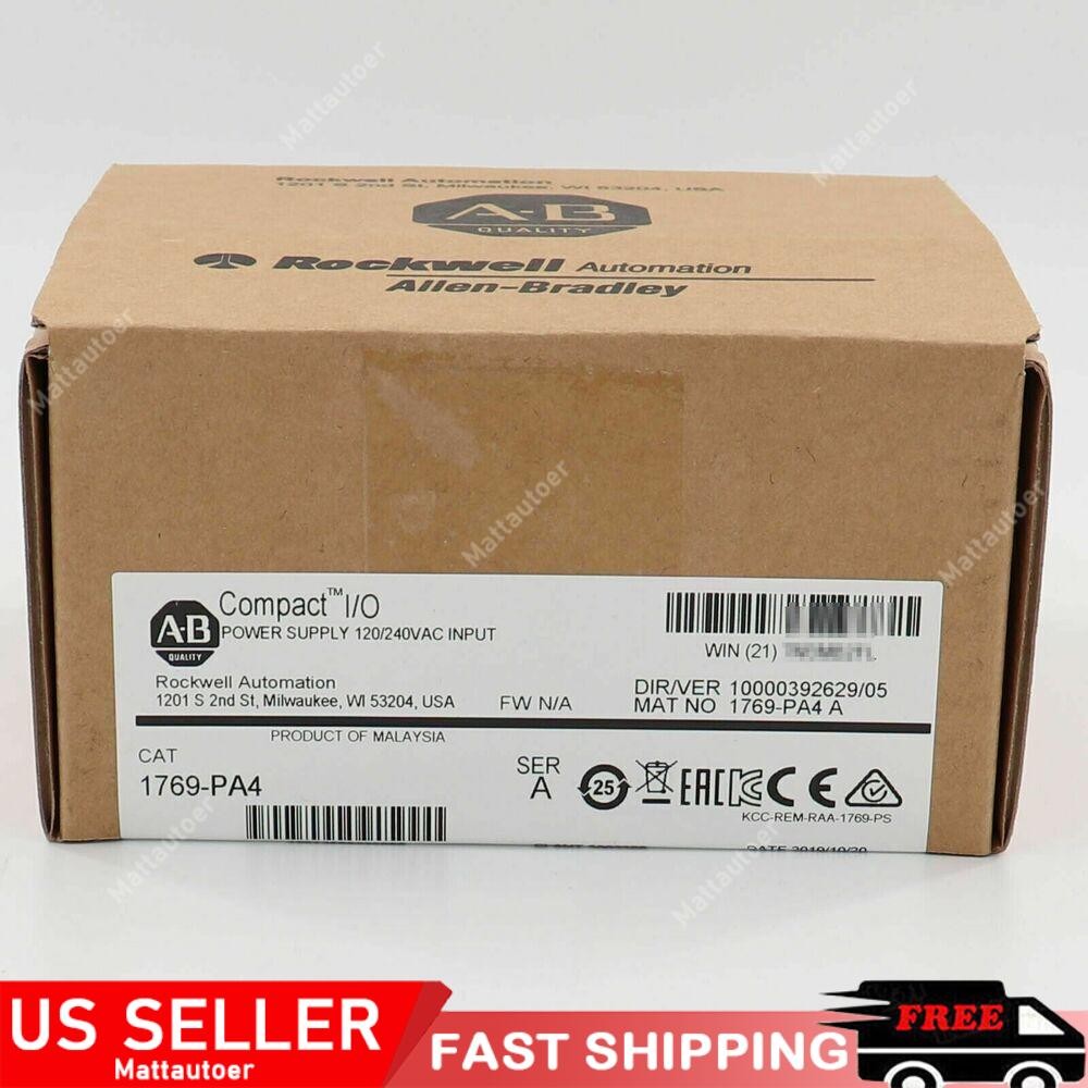 New AB 1769-PA4 SER A CompactLogix Power Supply Module 1769PA4 US Free Tax