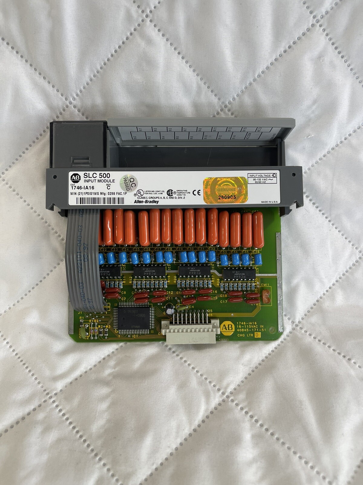 ALLEN BRADLEY 1746-IM16 C AB SLC 500 PLC INPUT MODULE New with not box Ser: C