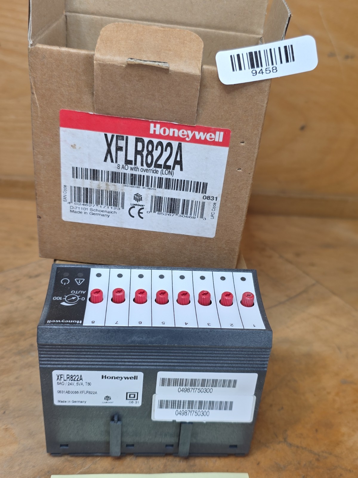HONEYWELL XFLR822A OUTPUT MODULE ANALOG 8 OUTPUT New *WE*SHIP*TODAY*