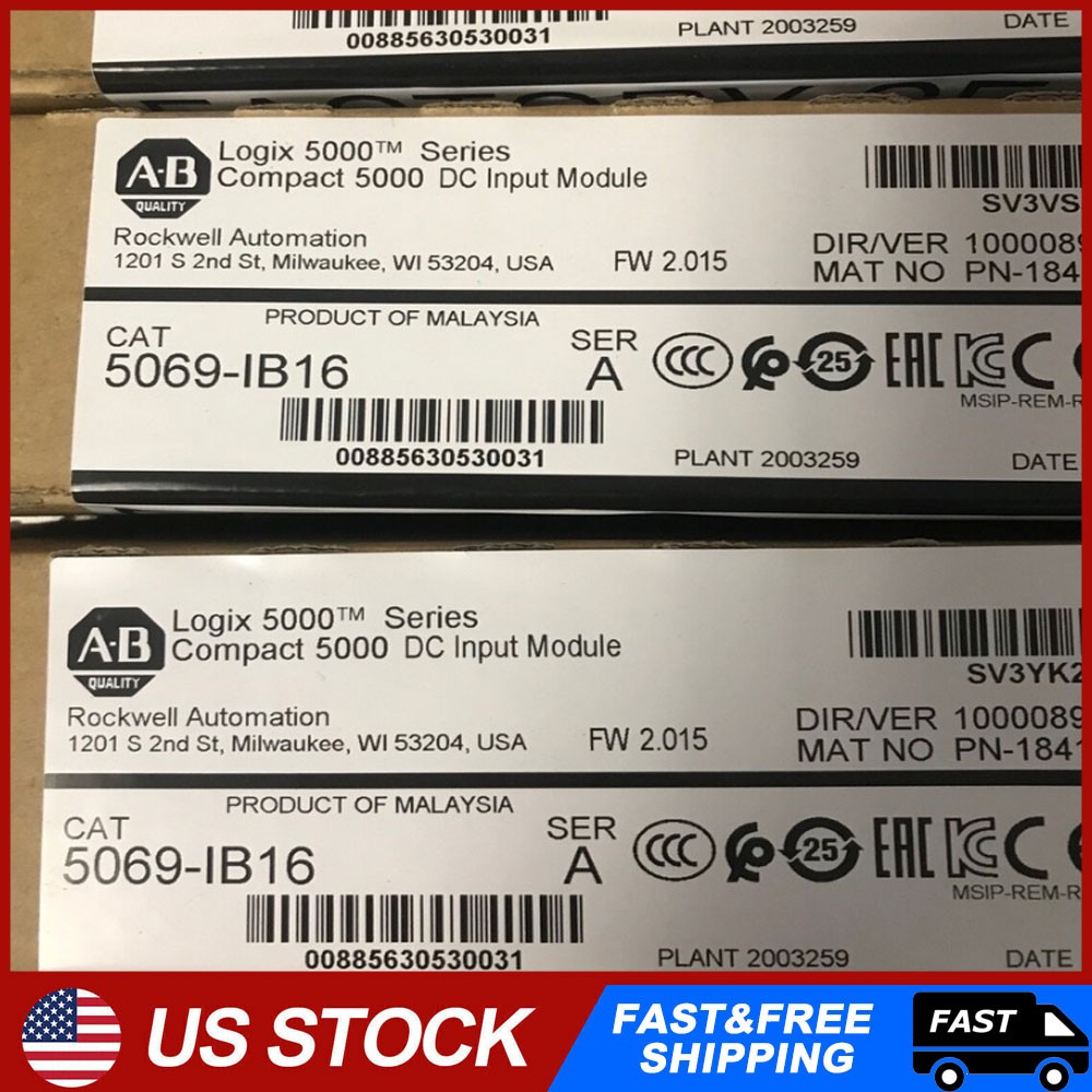 New AB 5069-IB16 Compact 5000 DC I/O Input Module Free Shipping