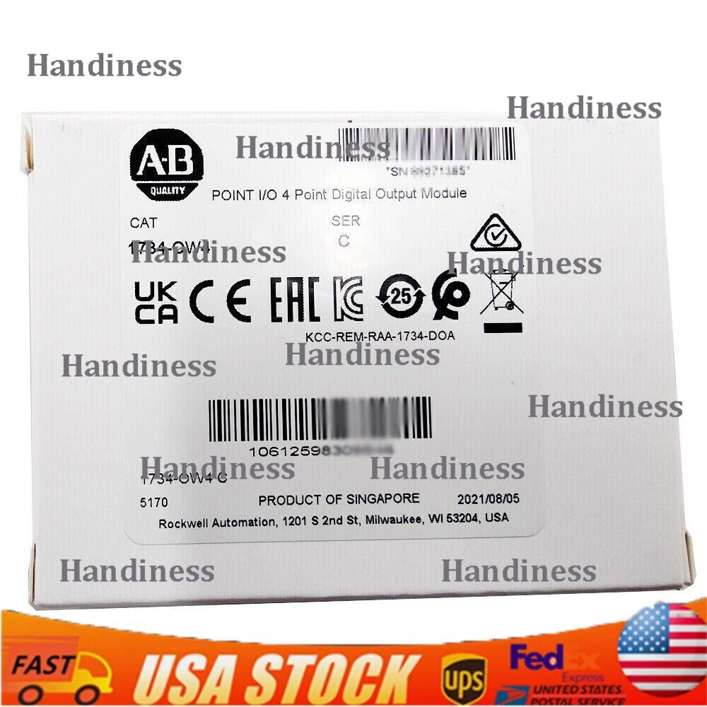 New AB 1734-OW4 POINT I/O 4 Point Digital Output Module 1734OW4 US Free Tax