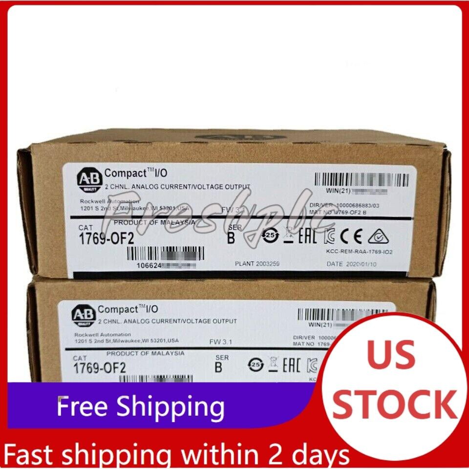 New Allen Bradley AB 1769-OF2 Compact I/O Output Module 1769OF2 US Free Tax