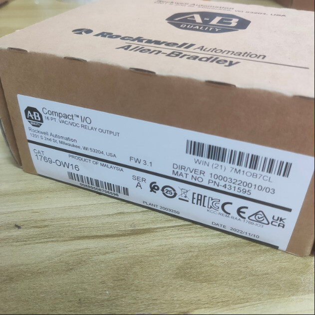AB 1769-OW16 CompactLogix Relay Output Module 2023 New Factory Sealed