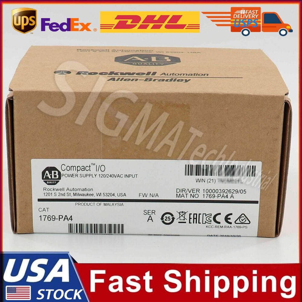 New AB 1769-PA4 SER A CompactLogix Power Supply Module 1769PA4 US Free Tax