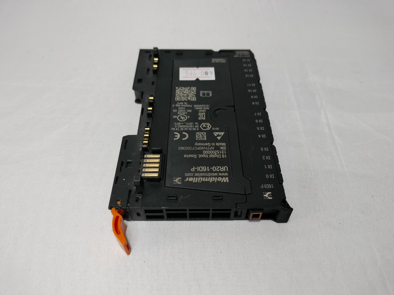 Weidmuller UR20-16DI-P UR2016DIP 1315200000 Remote I/O Module Made in Germany