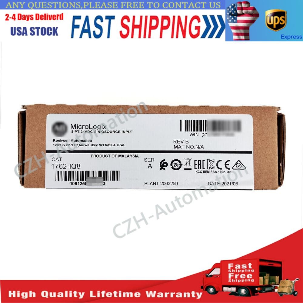 Allen-Bradley 1762-IQ8 MicroLogix 1200 Discrete Input Module Factory Sealed