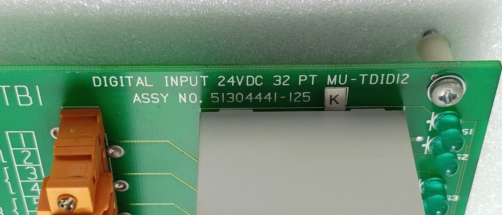 HONEYWELL 51304441-125 MU-TDID12 Digital Input 24VDC 32 PT FTA Module Board