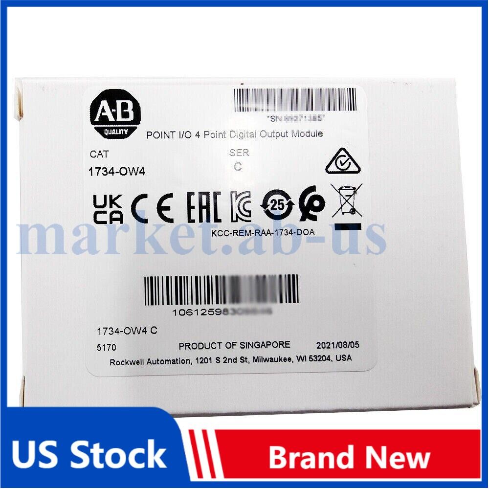 New AB 1734-OW4 POINT I/O 4 Point Digital Output Module 1734OW4 US Free Tax