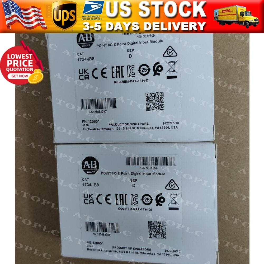 Allen-Bradley 1734-IB8 8Point Digital Input Module factory Sealed US Free Tax