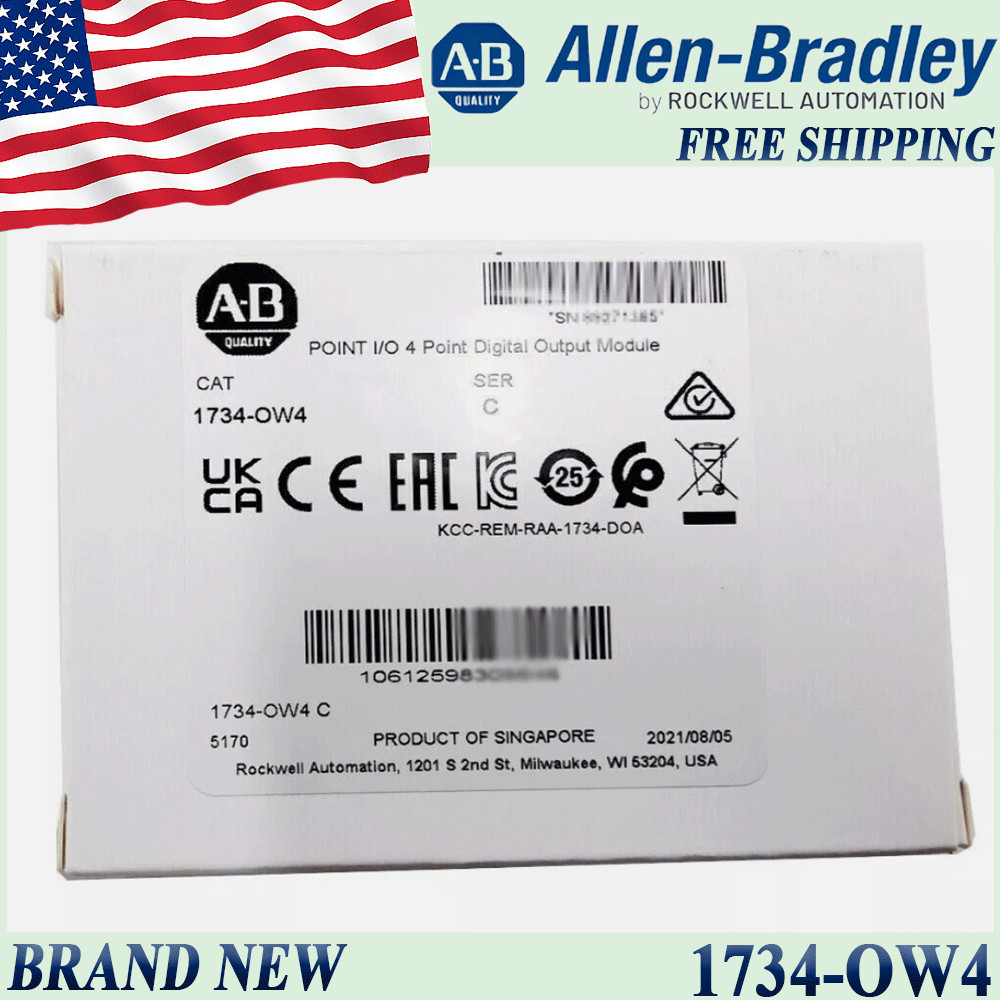 1734-OW4 AB Point I/O 4 Point Digital Output Module New Sealed Allen-Bradley