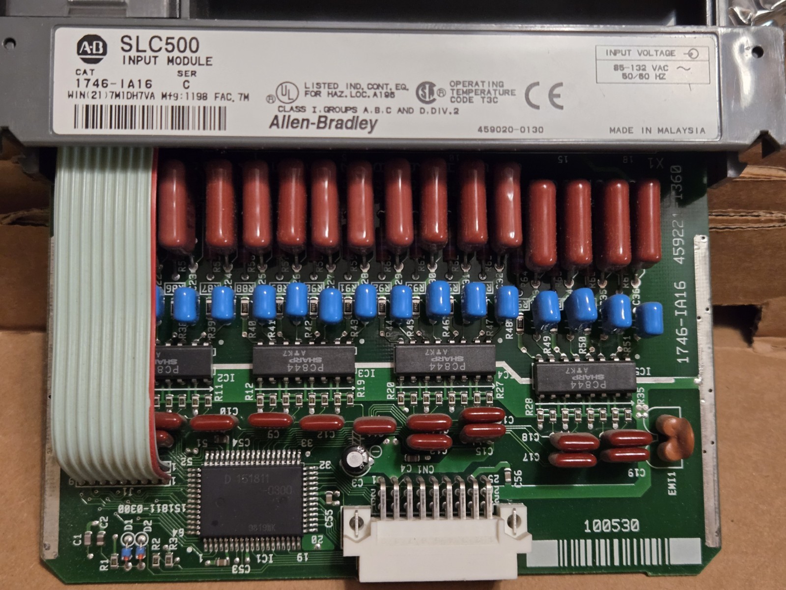 Allen-Bradley 1746-IA16 SLC 500 AC Input Module 16-Point 85-132VAC