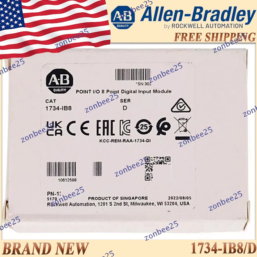 AB 1734-IB8/D Digital Input Module New Factory Sealed 1734IB8