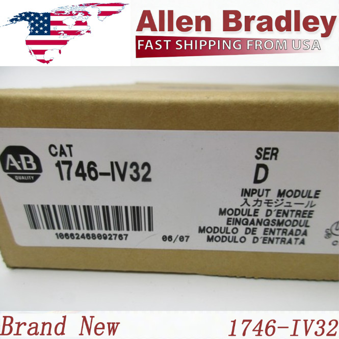New AB 1746-IV32 Industrial Drive Free Shipping New in Box Factory Sealed PLC US