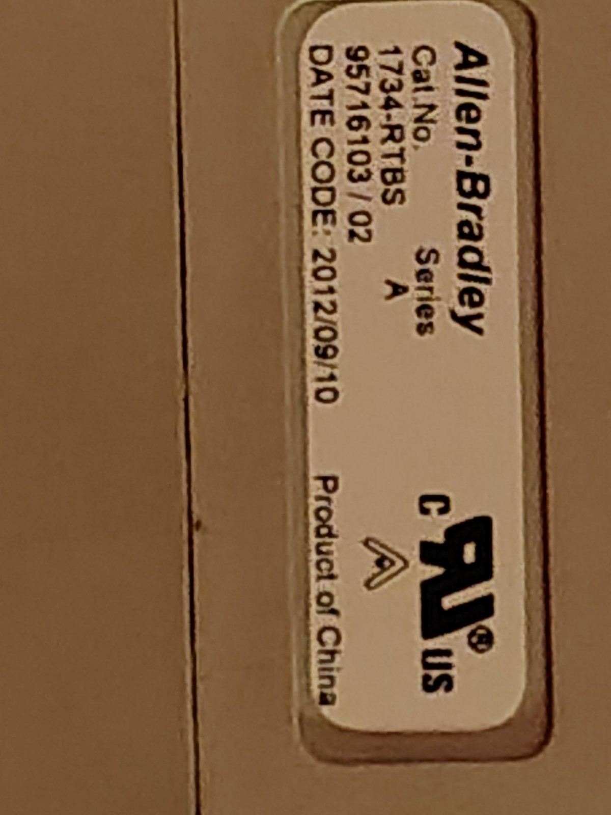 Allen-Bradley 1734-OW4/C Output Module 4 Channel w/ 1734-MB/A & 1734-RTBS/A