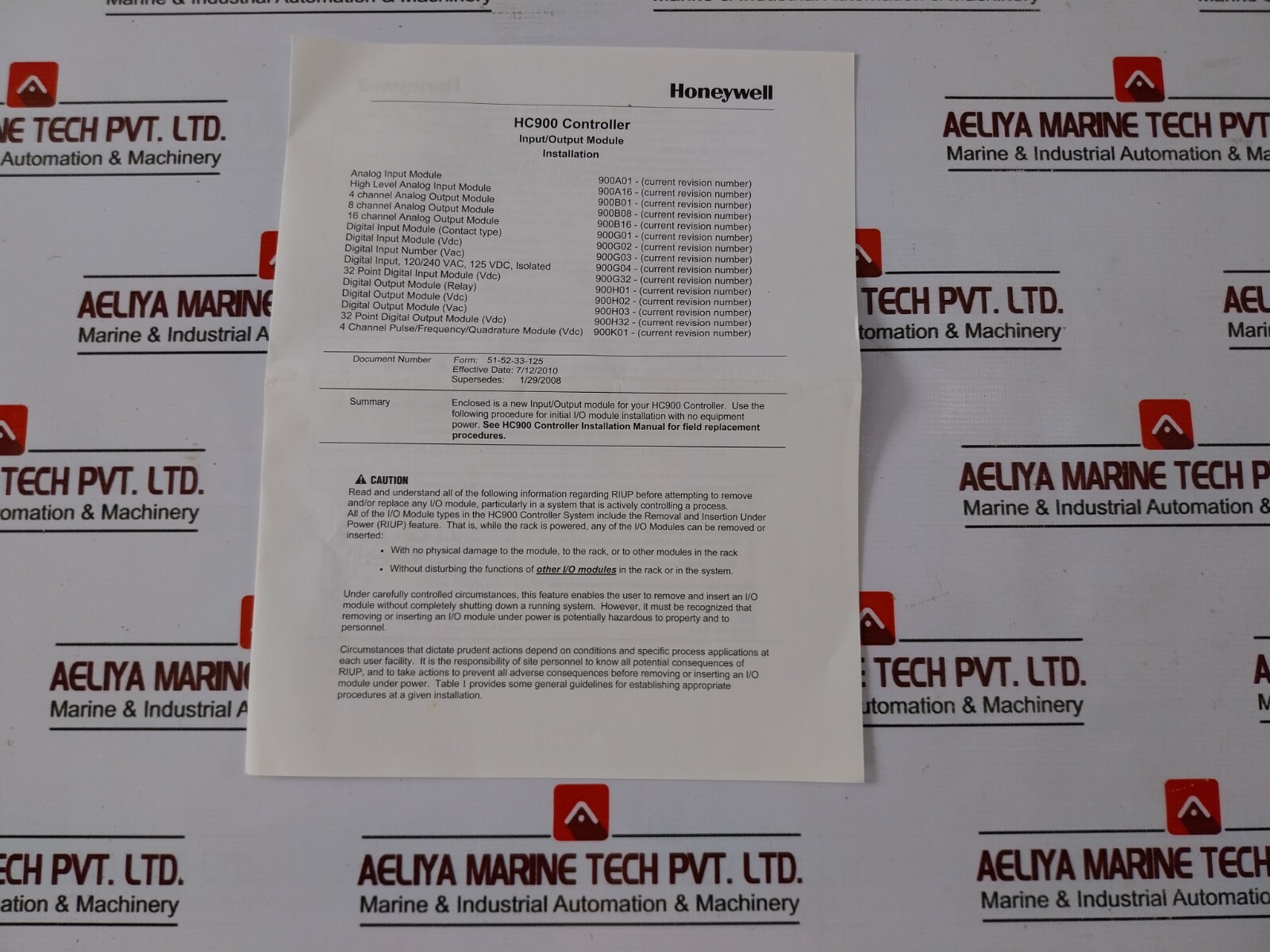 HONEYWELL 900G32-0101 ControlEdge HC900 I/O Module