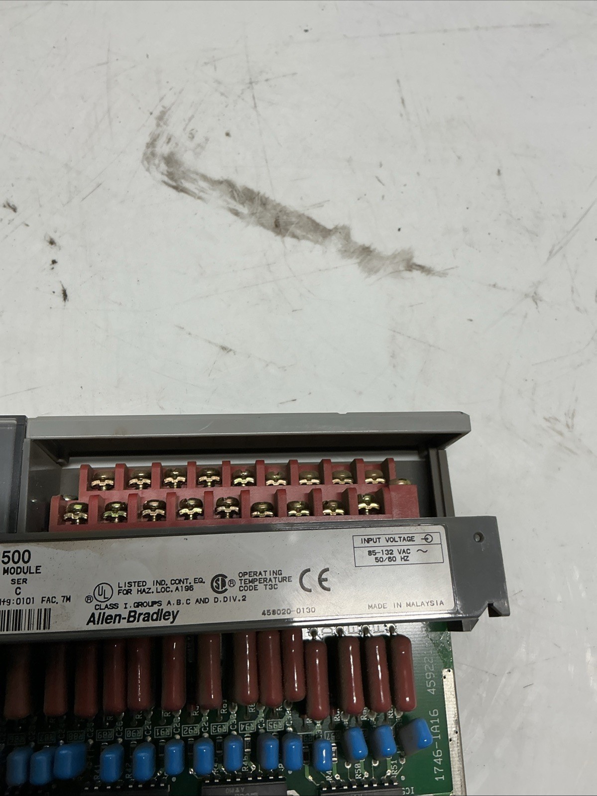 Allen Bradley 1746-IA16 SER C input module Z-685