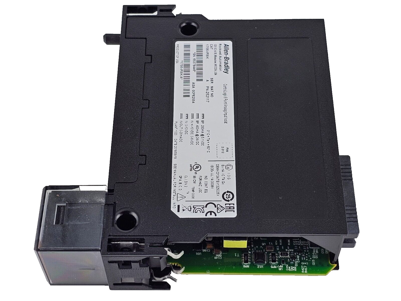 Allen Bradley 1756-IF8I /A ControlLogix Analog Input Isolated Module 1756IF8IK