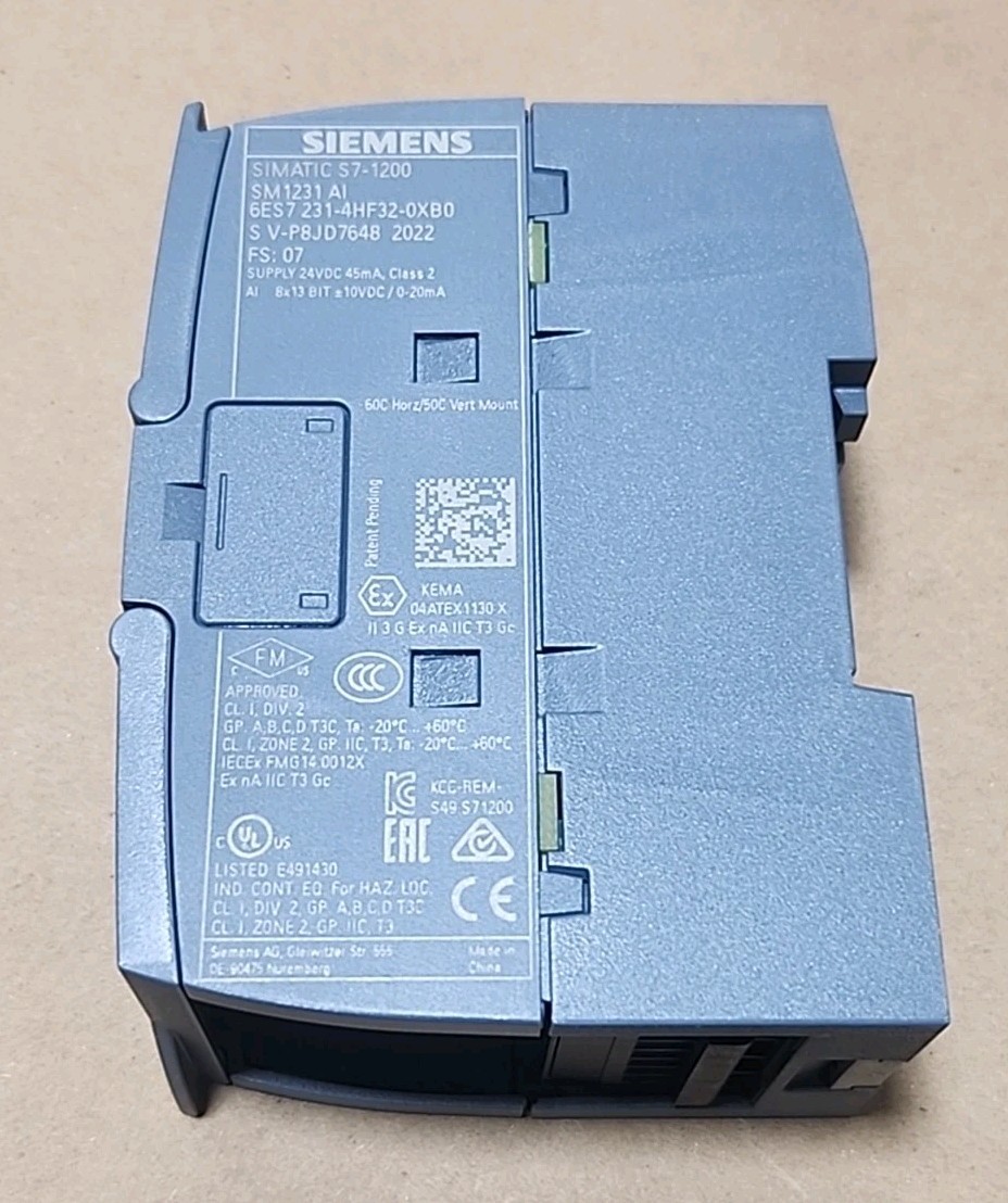 *NEW SURPLUS* Siemens 6ES7 231-4HF32-0XB0 Analog Input Module S7-1200 + Warranty