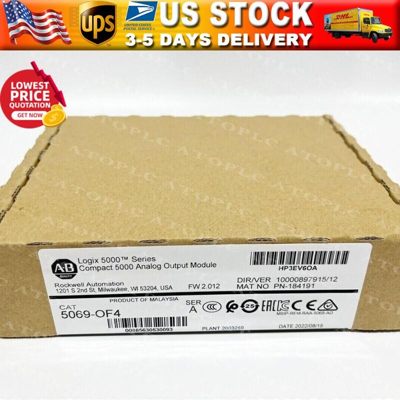 New 5069-OF4 Compact 5000 Analog Output Module AB 5069OF4 US Free Tax