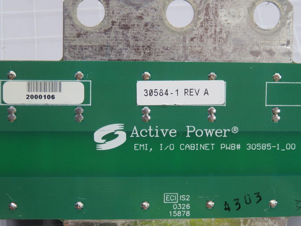 ACTIVE POWER 30585-1_00 30584-1 I/O CABINET PWB BOARD T260432
