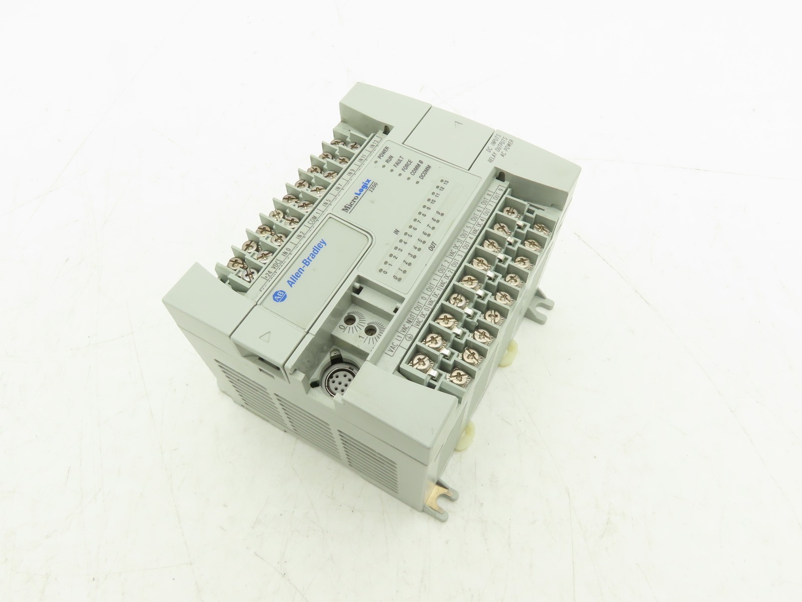 Allen Bradley 1762-L24BWA MicroLogix 1200 PLC Controller I/O Module Ser C Rev B