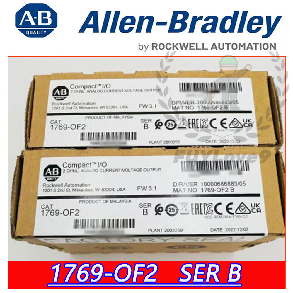Factory Sealed Allen Bradley 1769-OF2 SER B Compact I/O Output Module