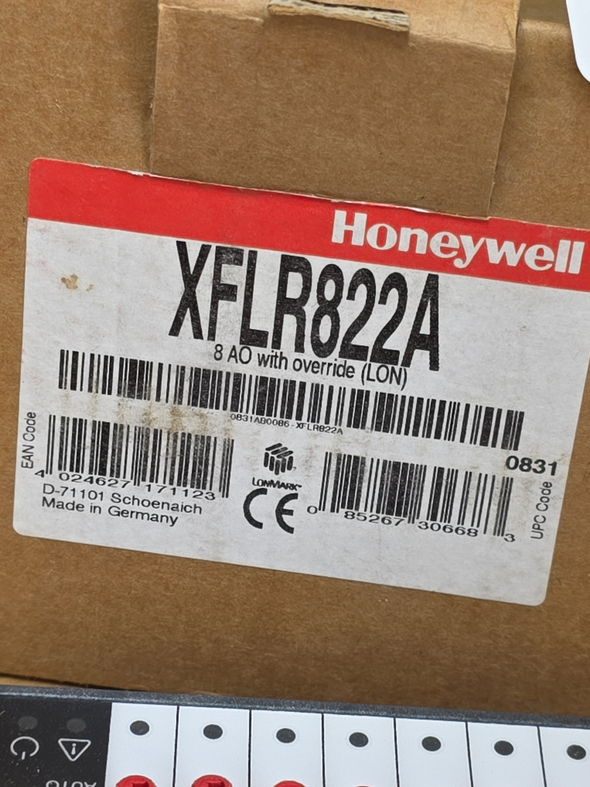 HONEYWELL XFLR822A OUTPUT MODULE ANALOG 8 OUTPUT New *WE*SHIP*TODAY*