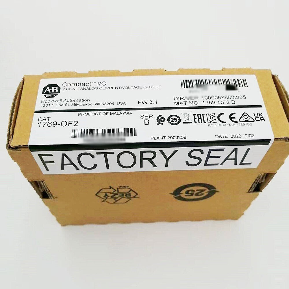 Factory Sealed Allen Bradley 1769-OF2 SER B Compact I/O Output Module