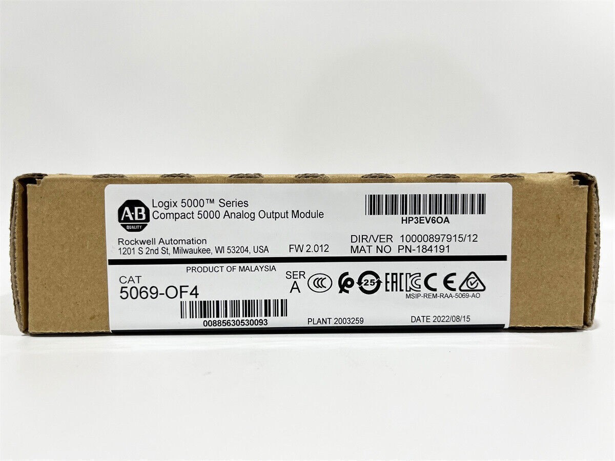 5069-OF4 Compact 5000 Analog Output Module New AB 5069OF4
