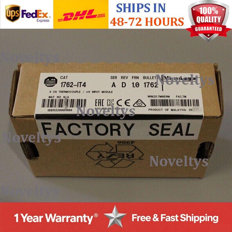 1762-IT4 New Sealed AB MicroLogix Themocouple/mV Module 1762IT4 US Free Tax